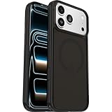 OtterBox Symmetry Series Clear MagSafe Case for iPhone 17 Pro Max, Shockproof, Drop proof, Protective Thin Case, 3x Tested to Military Standard, Black Mist