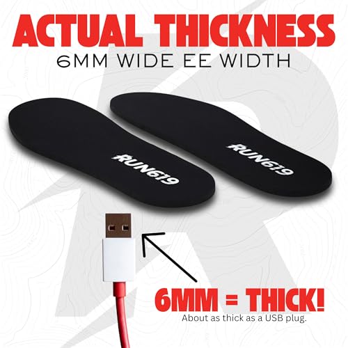 Plantillas para Zapatos Wide Run 6mm Hombre Mujer miniatura 4