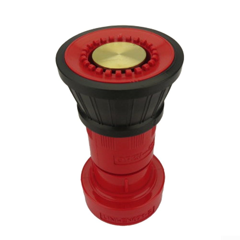 Buse de tuyau d'incendie de 5,1 cm avec 2 raccords de verrouillage à came en aluminium, pulvérisation d'eau efficace, connexion rapide pour équipement de lutte contre les incendies