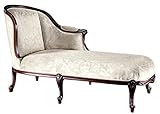 Profundidad: 78 cm Casa Padrino Chaise Longue Barroco de Lujo Oro/marrón Oscuro 166 x 78 x H. 90 cm - Muebles Barrocos