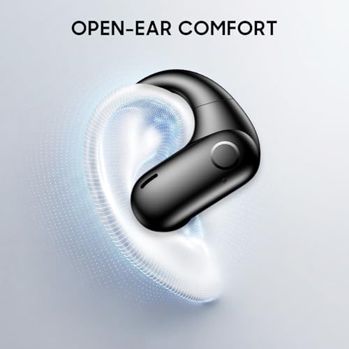 kurdene Open-Ear Headphones, Digital Display Wireless Earbuds Ear Hooks by kurdene - Used condition - US$13.45