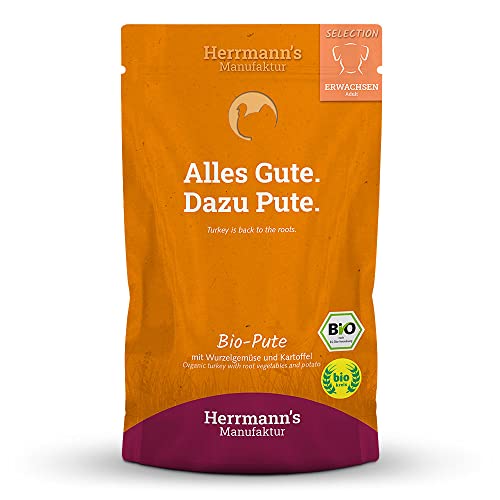 Herrmanns Pute mit Steckrüben und Kartoffeln, 15er Pack (15 x 150 g)