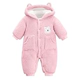 Langlebig und warm: Baby overall winter winteranzug bestehen außen aus Polyester und sind langlebig. Die Innenseite ist aus Baumwolle und Polyester gefertigt.