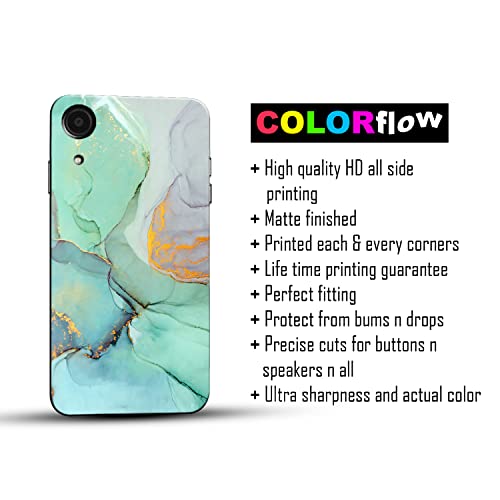 Image of COLORflow Back Cover Compatible with Samsung Galaxy A03 Core | Beautiful Green Marble | Designer Printed Hard CASE Bumper Back Cover Compatible with Samsung Galaxy A03 Core