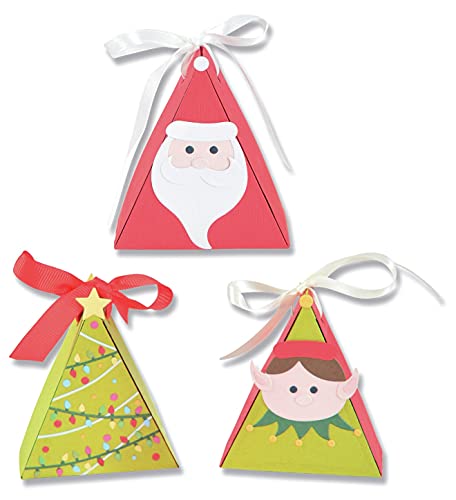 Matrices Thinlits Boîte à caractères de Noël Sizzix 665338 scrapbooking