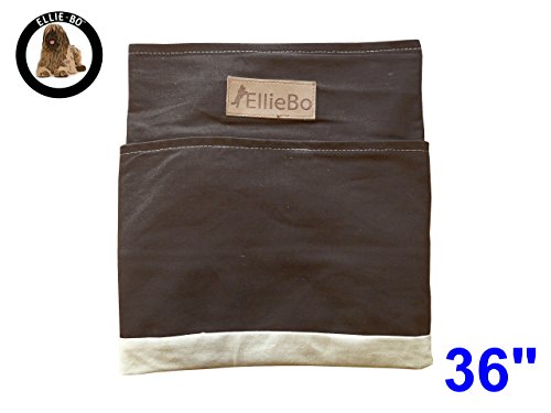 Ellie-Bo - Funda de Repuesto para Cama de Perro, tamaño L, 87 x 57 cm, diseño de Rayas, marrón y Crema