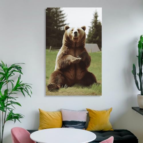 Décoration murale moderne : BVNMT Hi Bear tableau salon