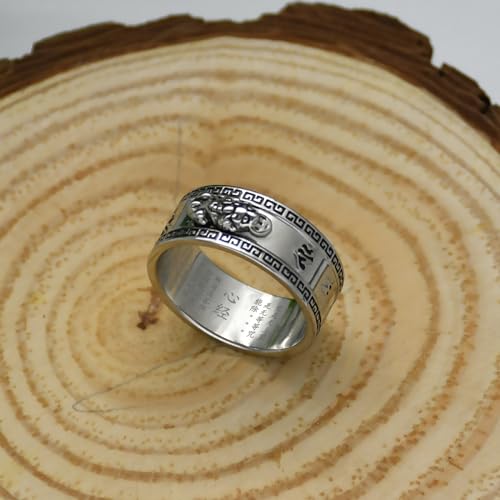 Image of Feng Shui PiXiu Mantra Ring - Lucky Wealth Jewelry