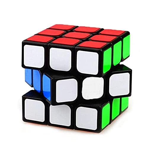 Image of 3x3 Puzzle Cube Game Toy High Speed Stickerless Magic Speedy Stress Buster Brainstorming Multicolor Problem Solving Fast and Smooth Turning Puzzle Game Toy for Adults & Kids (Pack of 1)