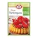 RUF Tortenguss Erdbeer, für Erdbeerkuchen, Erdbeerboden und Blechkuchen, ohne tierische Gelatine, zuckerfrei, einfache Zubereitung, glutenfrei, 3x12g