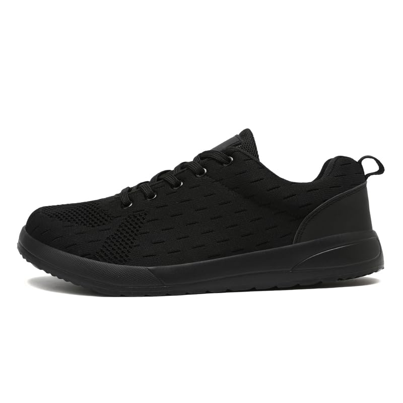 Image of Men Non-Slip Work Shoes Tennis Gym Sneakers Breathable Slip Resistant Lightweight and Comfortable for All-Day Wear Sports and Walking