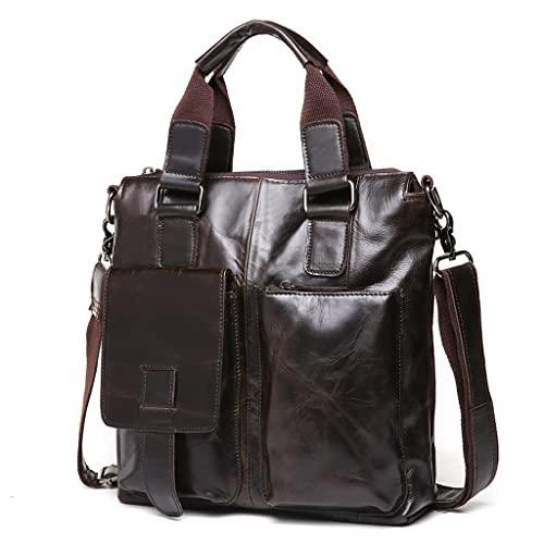 Men's Bag Layer Cowhide Handbag Leather Korean Version of The Document Men's Casual Briefcase2