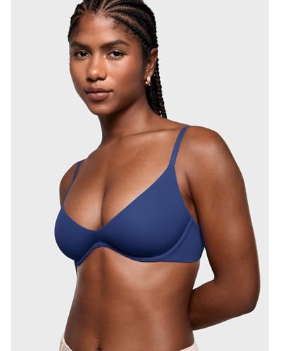 Image of INLYRIC Women's Inbarely Plus Plunge Bra - Unlined Underwire Sexy Demi Balconette Bras