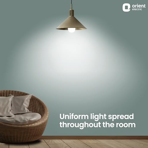 Orient Electric 12W High Glow LED Bulb, 6500K, Cool White, Pack of 6 - Image 6