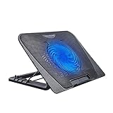  DieffematicZJ Support Ordinateur Portable Laptop Cooler Laptop Cooling Pad Notebook Gaming Cooler Stand with One Fan and 2 USB Ports
