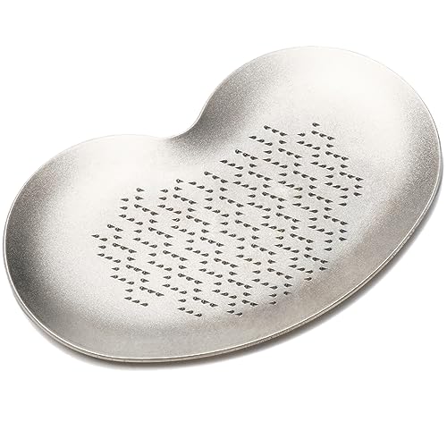 Wablade Japanese Sustainable Titanium Grater For Wasabi Ginger Cheese Salt Garlic 3.4 Inches Made In Japan cover