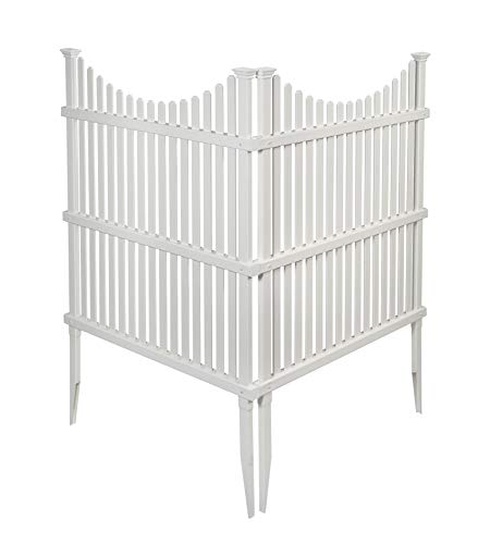 Zippity Outdoor Products ZP19036 Huntersville Privacy Screen, White