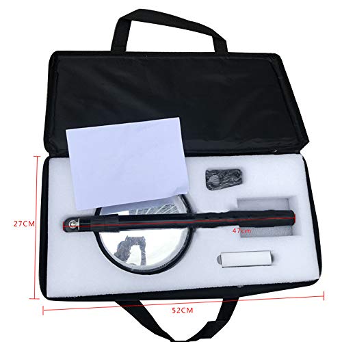 Inspektionsspiegel Auto-Teleskop-Erkennungslinsen-Inspektion 20 cm runder Spiegel, Auto-Sicherheits-Inspektionsinstrument-Reparaturwerkzeug