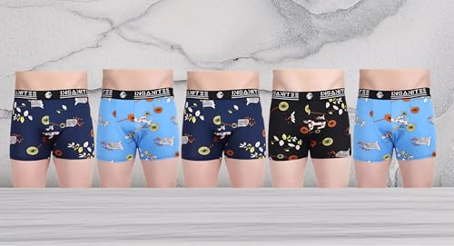 Image of Men's Nylon Stretch Printed Trunk | Ultra-Soft, Breathable Innerwear for Men | Stylish & Supportive Fit