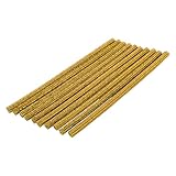 Hihaha Air Vent Decoration Strip/for All Straight Air Vent Outlet for Car Interior Air Vent Decoration Strip/Durable PVC, Rhinestones / 10 Pcs Gold