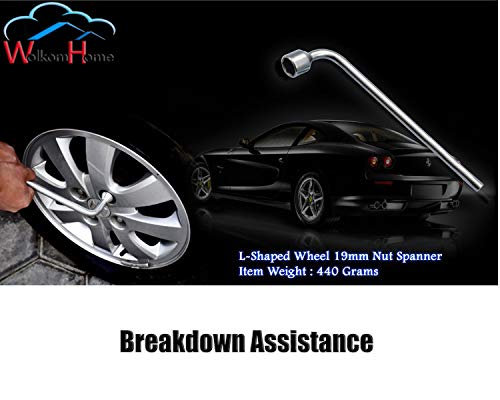 Image of WolkomHome Car L Pana Spanner Wrench 19mm for Maruti Wagon R 2017