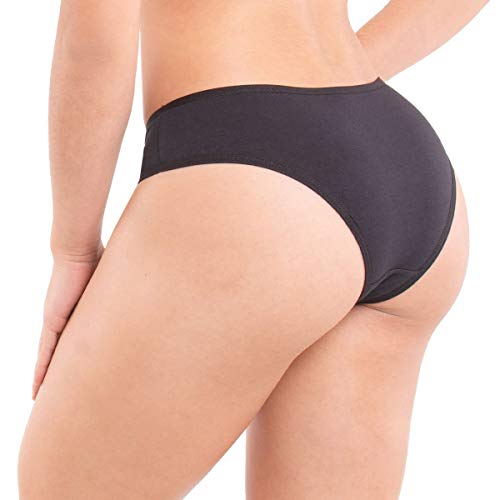 Kit Com 2 Calcinhas Af Biquini Algodao, Trifil, Feminino, Preto, G