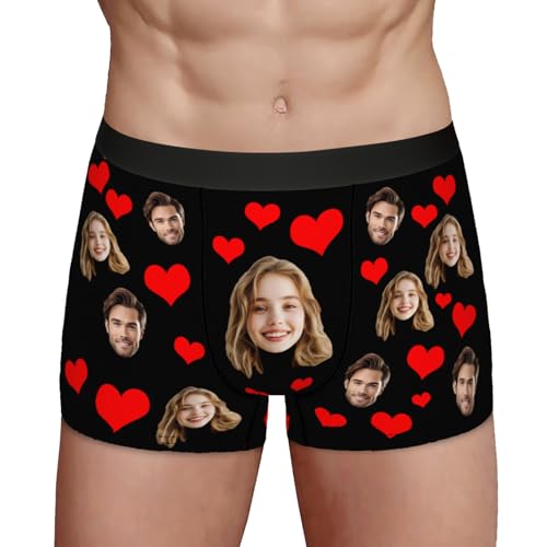 Personalized Underwear for Men with Face Custom Face Boxers Customized Boxer Briefs Funny Gifts for Him Husband Boyfriend2