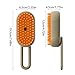 Cat Steam Brush, 3 in 1 Pet Steam Cats Brushes Rechargeable Anti-Static Grooming Brushe, Vibration Massage Cleaning Shedding & Combing Multifunctional Hair Removal Comb for Cats Dog (Khaki)
