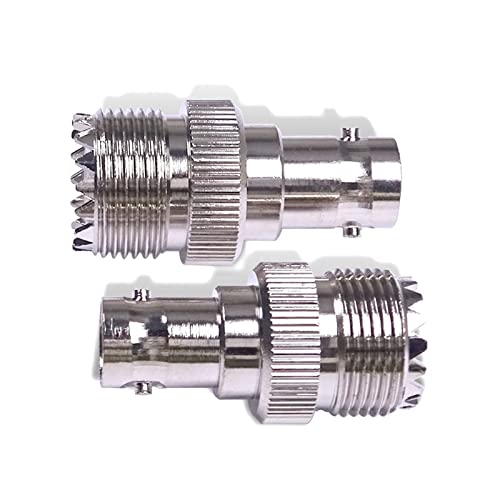 Adaptador BNC hembra a UHF hembra PL-259 conector recto RF coaxial C20068 5