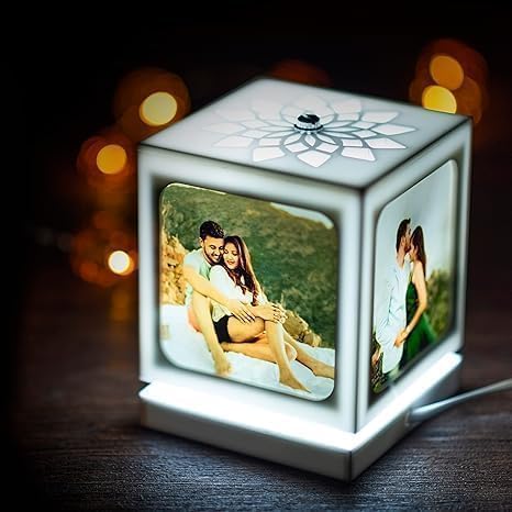 Buy ZOCI VOCI Anniversary Gift - Nostalgia Flora - Rotating Photo Lamp ...