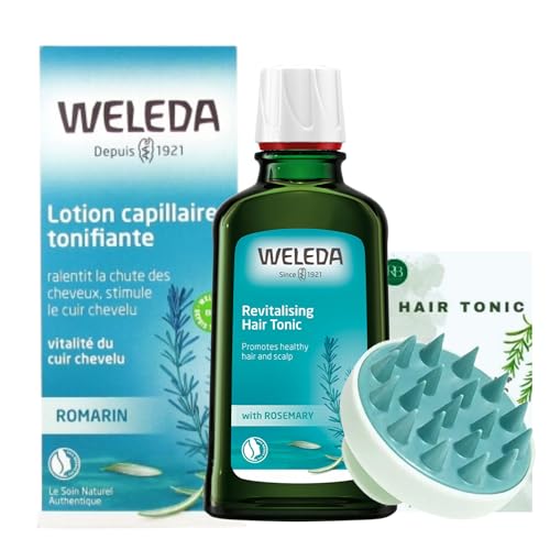 Revitalising Hair Care Bundle With Weleda Hair Tonic 100ml & RAB Gifts Scalp Massager and Guide