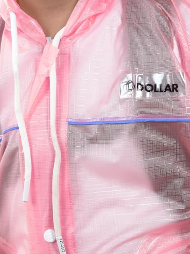 Image of Dollar Kids Waterproof PVC Raincoat Jacket & Pant Set | Zipper & Button Closure | Adjustable Hood & Pocket | Lightweight Full Body Rainwear Suit for Boys & Girls