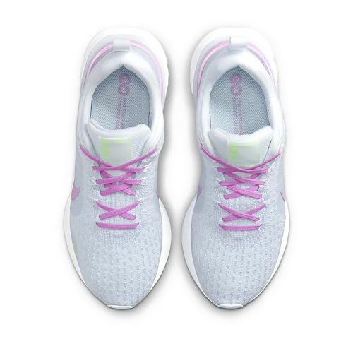 Nike Womens React Infinity (White/Rush Fuchsia-Blue Tint - Purple, US Footwear Size System, Adult, Women, Numeric, Medium, 10)4