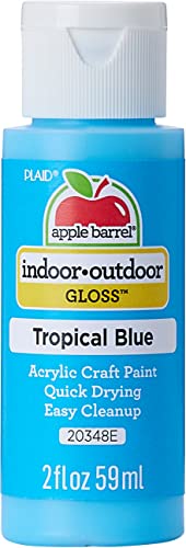 Apple Barrel Gloss Acrylic Paint in Assorted Colors (2-Ounce), 20348 Tropical Blue