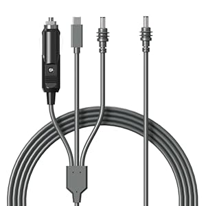 3-in-1 Starlink Mini Kabel 10FT/3M, Hoge Snelheid USB C/Auto Oplader/DC naar DC Vervangingskabel voor Starlink Mini Power, Waterdichte Verlenging Starlink Mini Power Kabel Accessoires