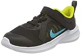 Atmungsaktives Mesh-Material Nike Jungen Unisex Kinder Downshifter 10 Sneaker, Black Chlorine Blue High Volta, 22 EU