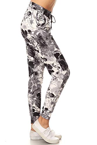 Image of Leggings Depot Premium Jogger Women's Popular Print High Waist Track Pants(S-XL)