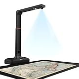Escáner De Libros Superior Profesional De Gran Formato De 23 MP con Aplanamiento Y División Automática De Páginas, Reconocimiento De Texto Ocr, Altura Ajustable, Escaneo Continuo para Archivos