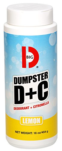 Big D 177 Dumpster D+C Deodorant + Citronella, Lemon Fragrance, 16 oz (Pack of 12) - Repels Flies and Insects - Ideal for use in Garbage dumpsters, Trash cans, containers, compactors and Trucks image 5