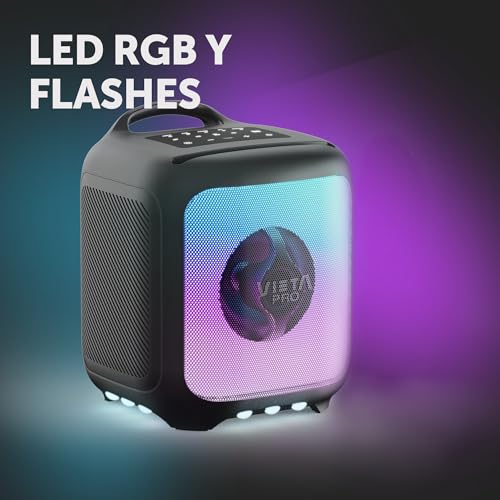 Enceinte Bluetooth 5.3 Vieta Pro Party 55 puissante 100W avec micro karaoké - 4