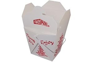 8 oz Blue Pagoda Take Out Food Containers