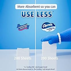 Alternative view of Charmin Toilet Paper Ultra Soft Cushiony Touch, 30 Family Mega Rolls = 153 Regular Rolls