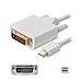 Produktbild Aukson E00 Mini DisplayPort auf DVI Kabel  1,8m, Full HD 1080P, Mini DP zu DVI Adapter Kabel für HDTV und Monitor  Hohe Bildqualität und Zuverlässigkeit