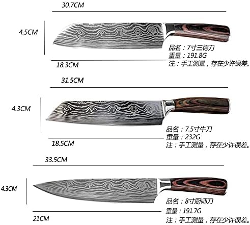 Set Cuchillos Cocina 5 Piezas Acero Inoxidable miniatura 2
