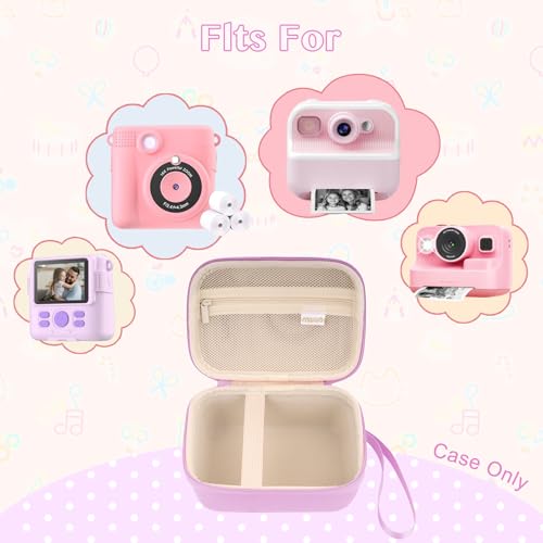 Funda rígida MOSISO para cámara instantánea color morado miniatura 2