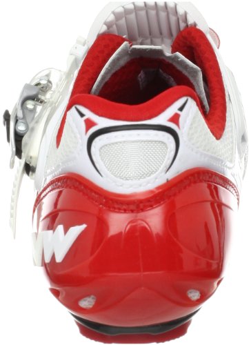 Northwave Men's Evolution Sbs-M, White/Red, 43 Eu/10.5 M Us #TOP2