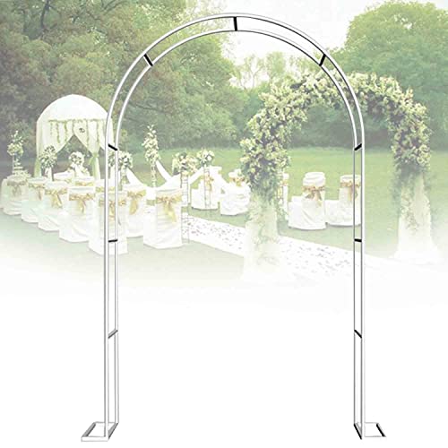 Décorations de mariage réussies avec l'arche de mariage robuste L240 blanche
