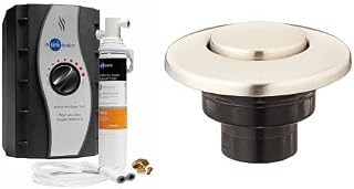Insinkerator HWT-F1000S Hot Water Tank and Filtration System & Waste King AS-4201-CH Air Switch (Chrome)
