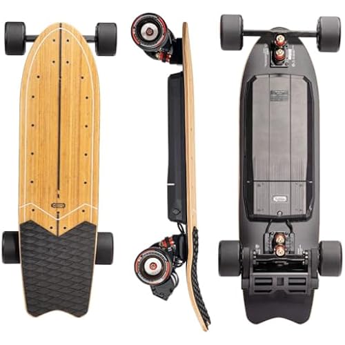 MEEPO Mini Series Electric Skateboard with Remote, Up to 26-32 MPH Top Speed, 11-24Miles Range,330 Pounds Max Load, 30-34 Inches Maple Cruiser for Adults and Teens, Mini5 MINI3 Max Edge Flow