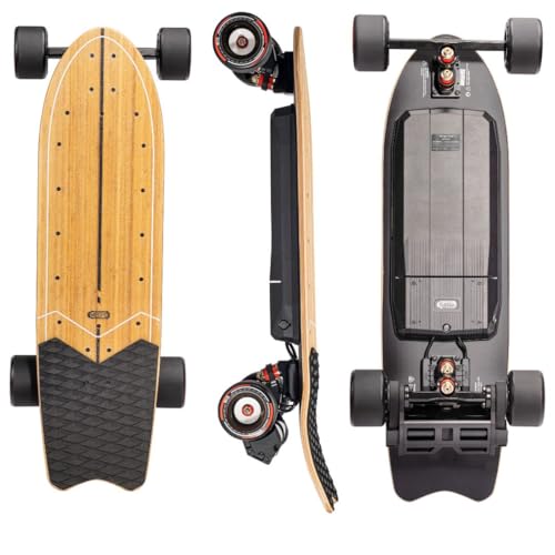 MEEPO Mini Series Electric Skateboard with Remote, Up to 26-32 MPH Top Speed, 11-24Miles Range,330 Pounds Max Load, 30-34 Inches Maple Cruiser for Adults and Teens, Mini5 MINI3 Max Edge Flow